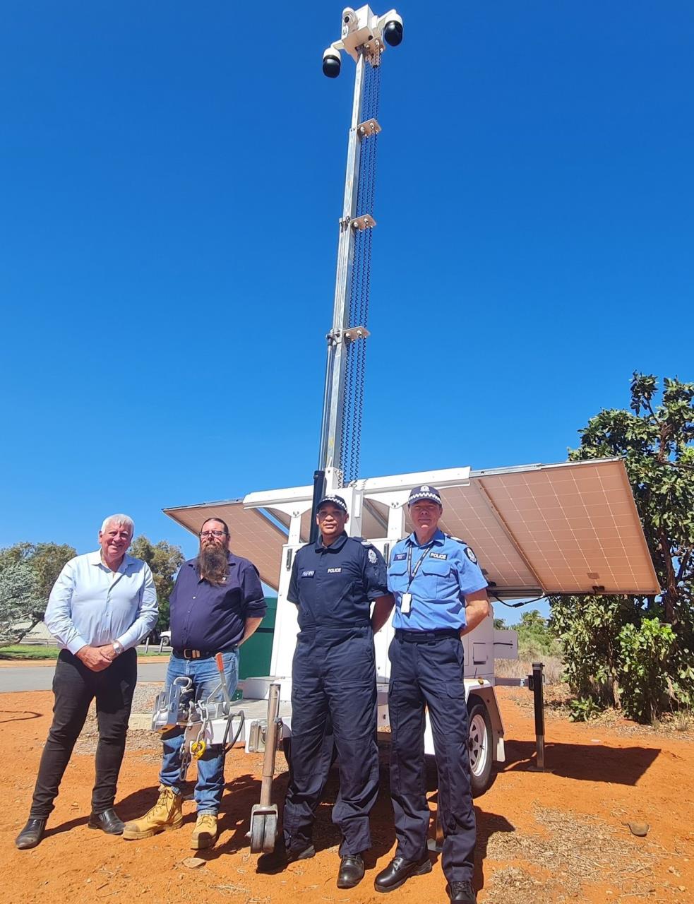 Portable CCTV trailer helps raise community safety in Hedland