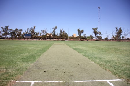 Classified Image: Kevin Scott Oval Cricket Pitch