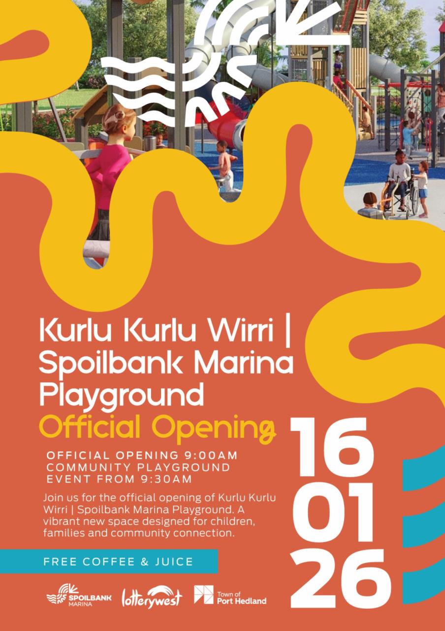 Kurlu Kurlu Wirri | Spoilbank Marina Playground Official Opening