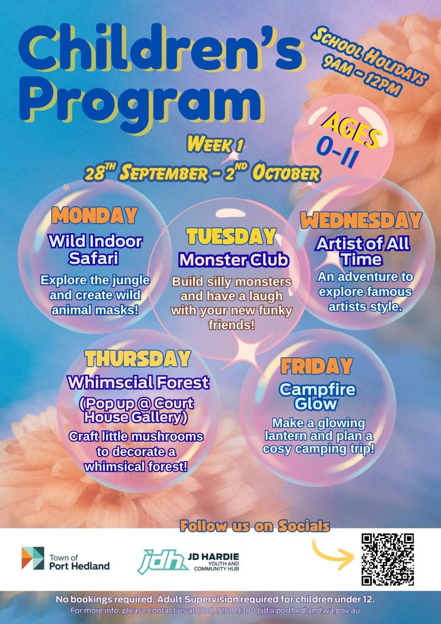School Holiday - Childrens Program