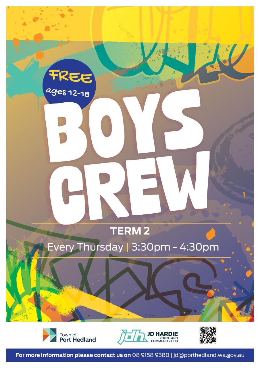 Term 2 - BOYS CREW - Every Thursday