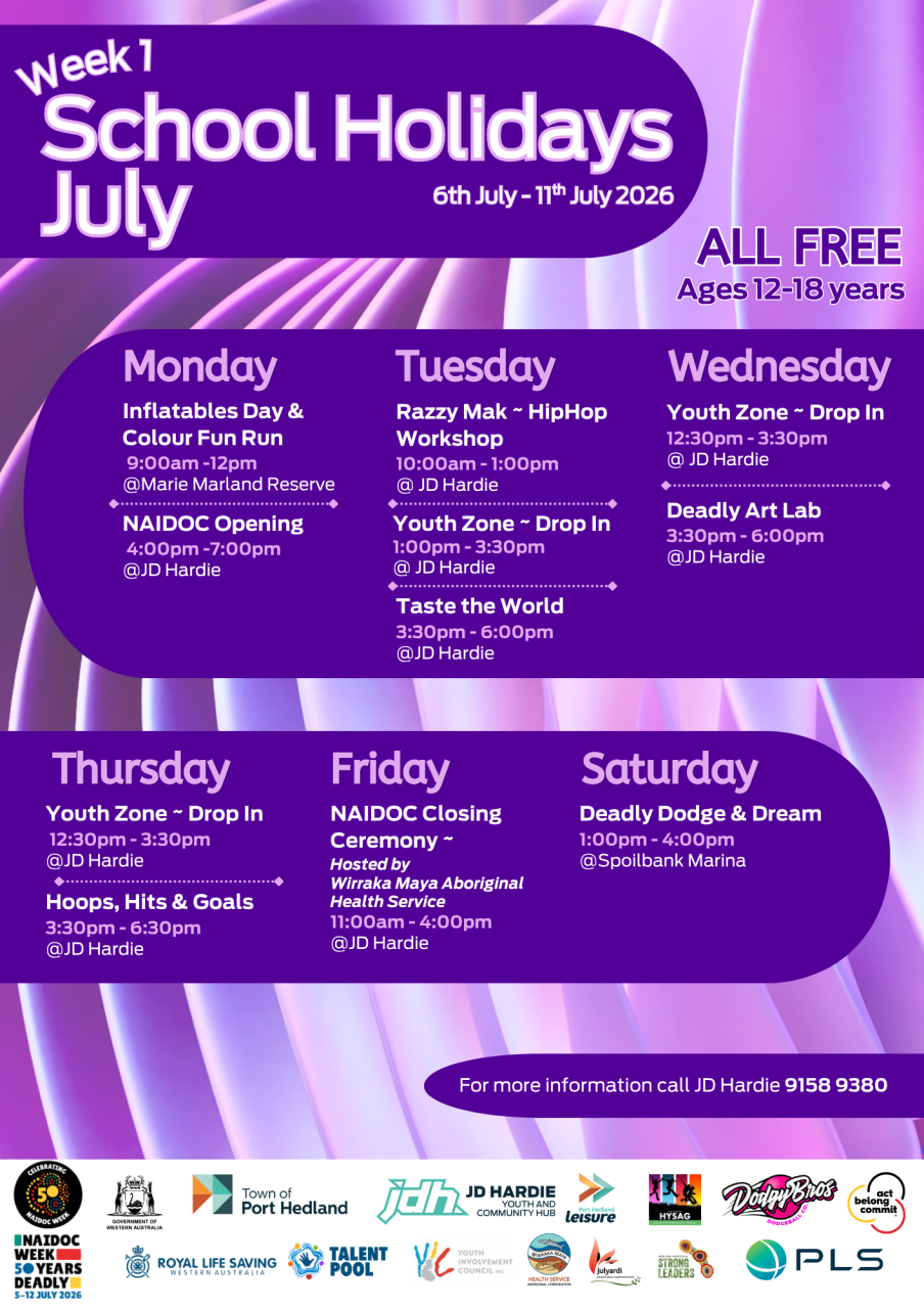 July School Holidays - Youth Program