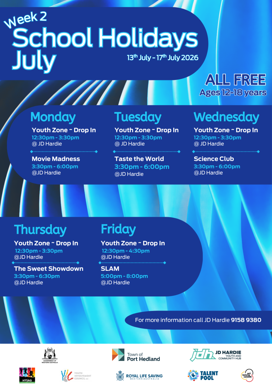 July School Holidays - Youth Program