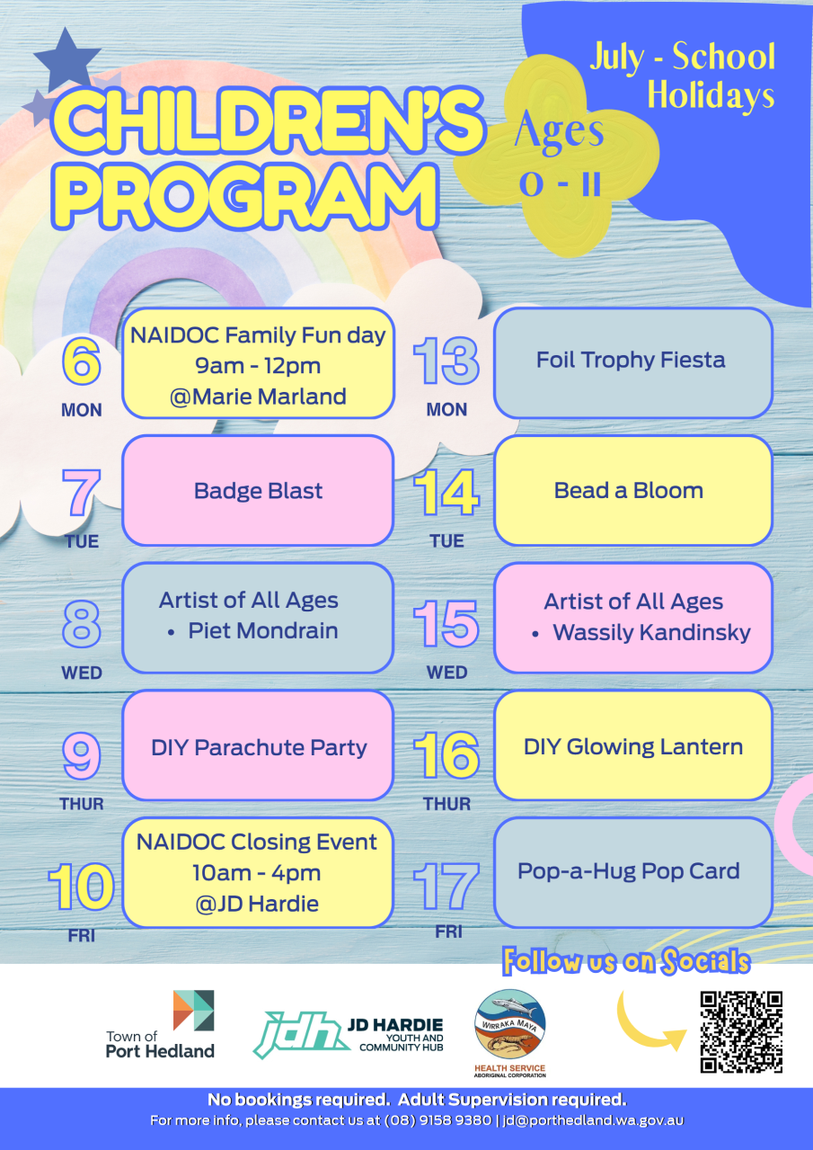 July School Holiday Program
