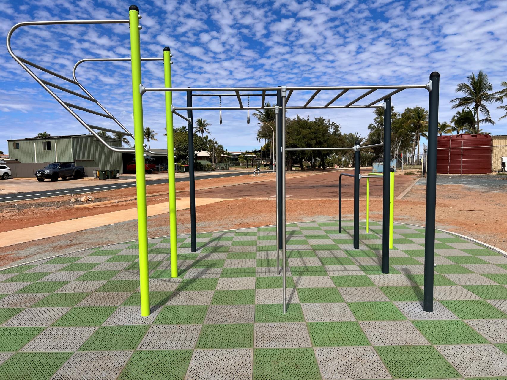 New Outdoor Fitness Equipment Installed Near Gratwick Aquatic Centre