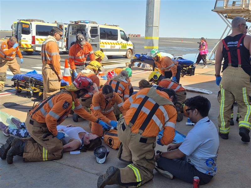A flying response to emergency scenario