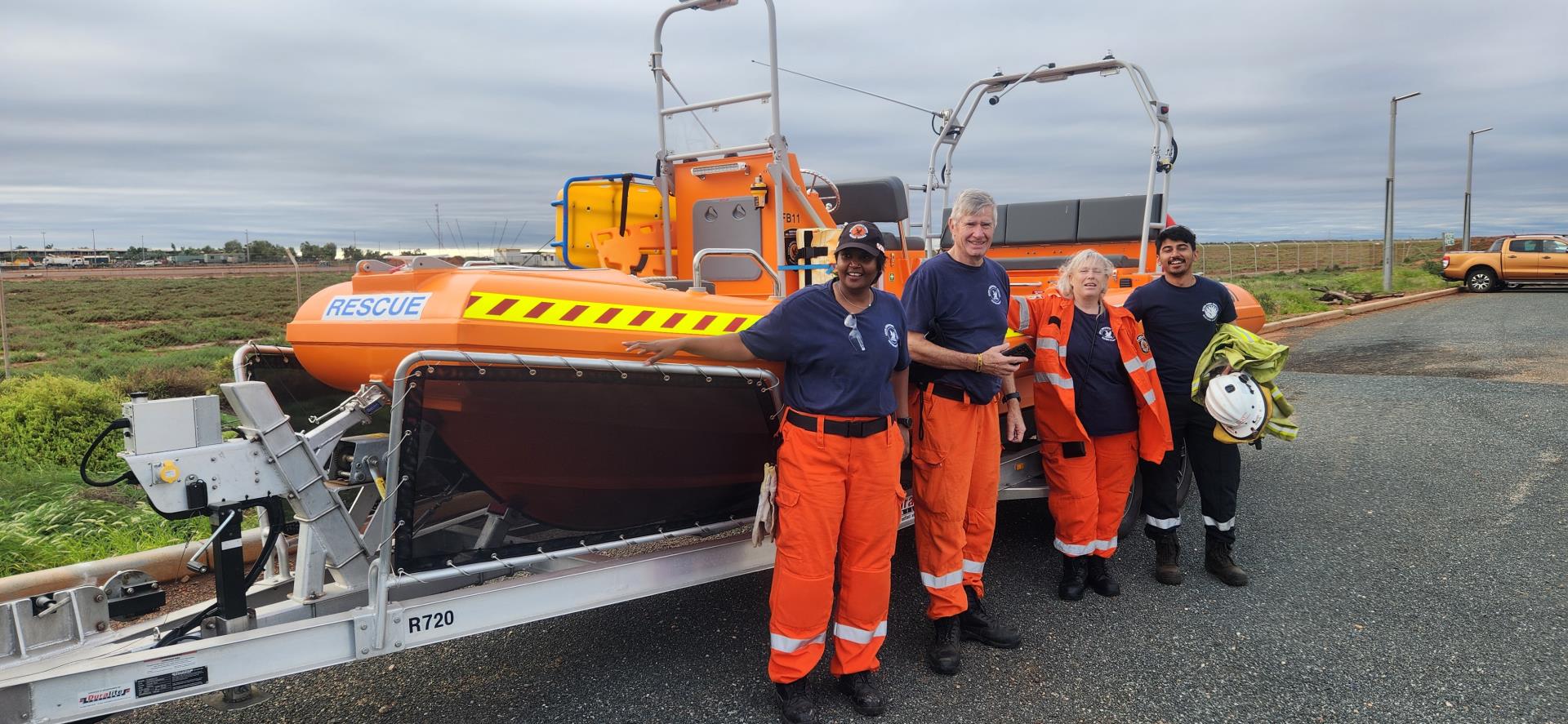 Volunteers helping connect communities