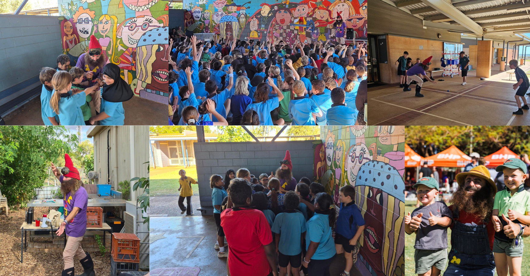 Costa Georgiadis brings gardening joy to Hedland school students