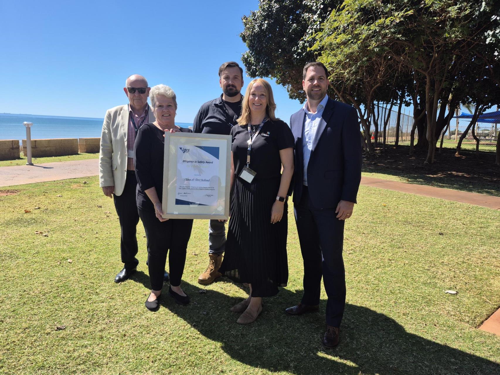 Celebrating excellence in safety: The Town's LGIS award win