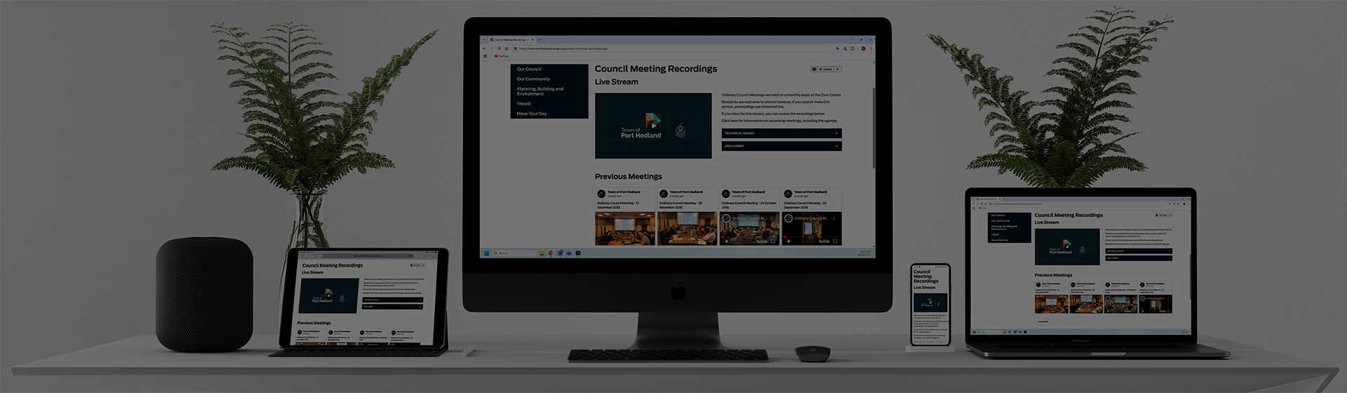 Picture: Council Meeting Live Stream