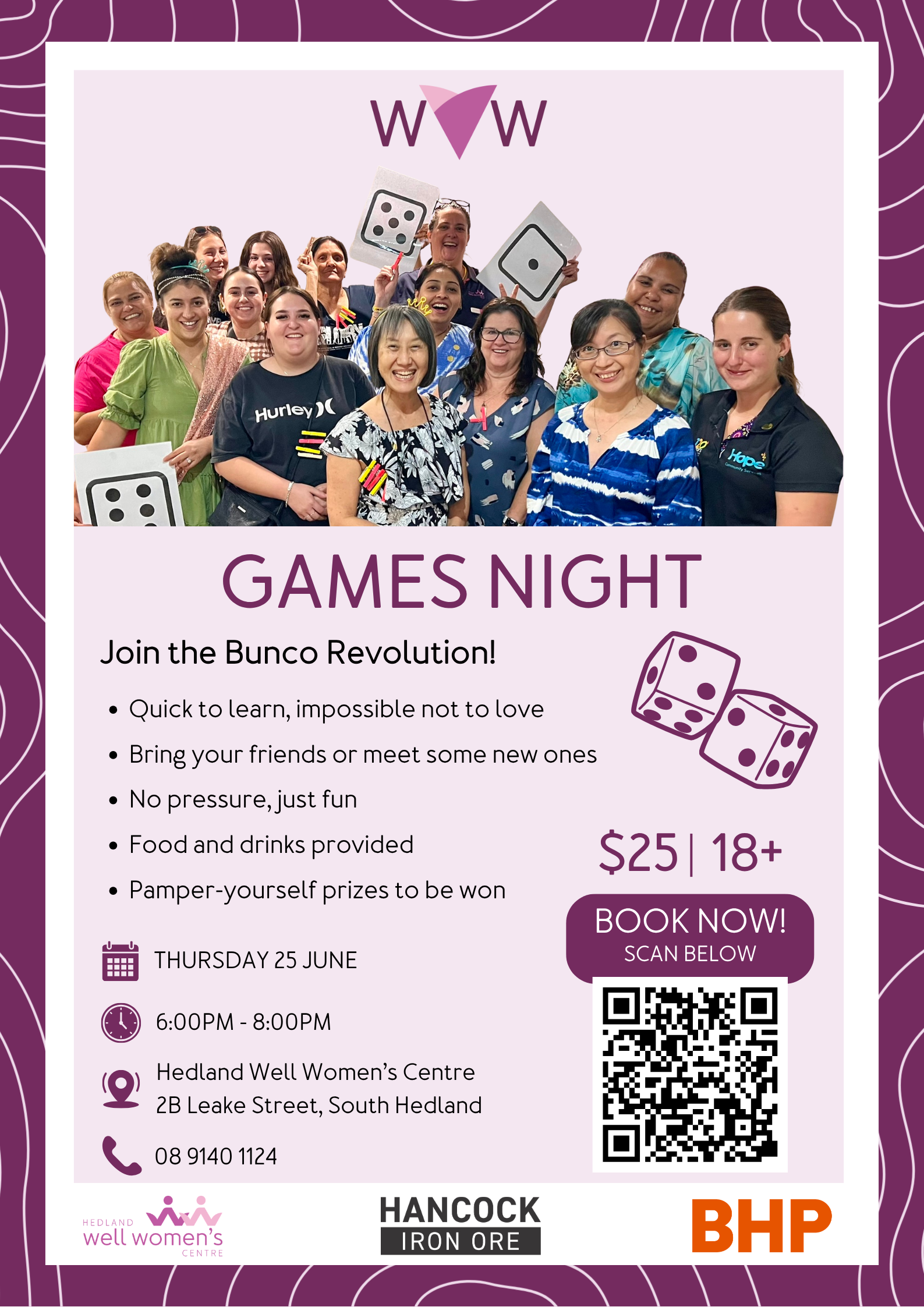 Hedland Well Women's Centre - WoW Games Night!