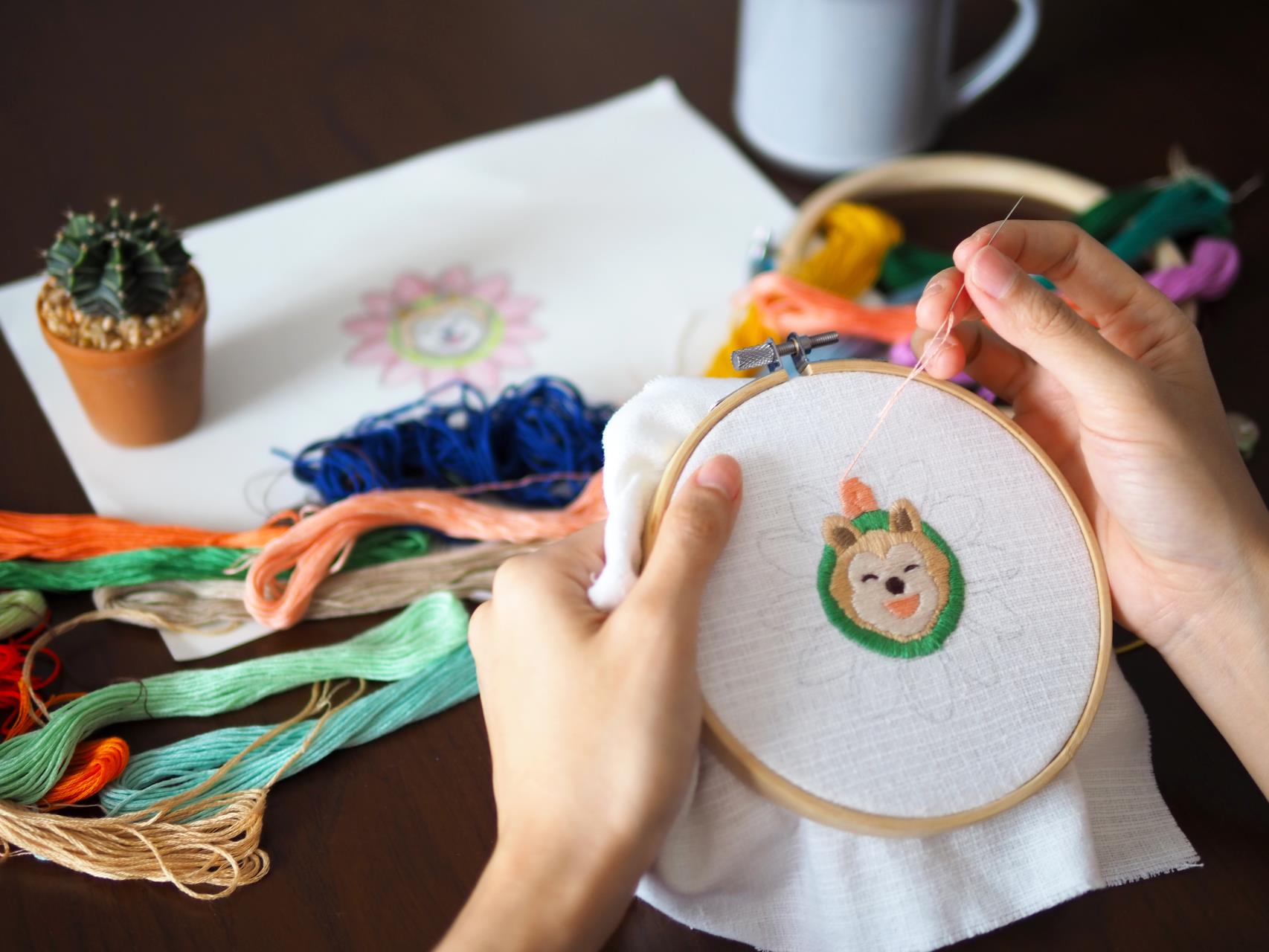 Slow down and Stitch - Embroidery Workshop