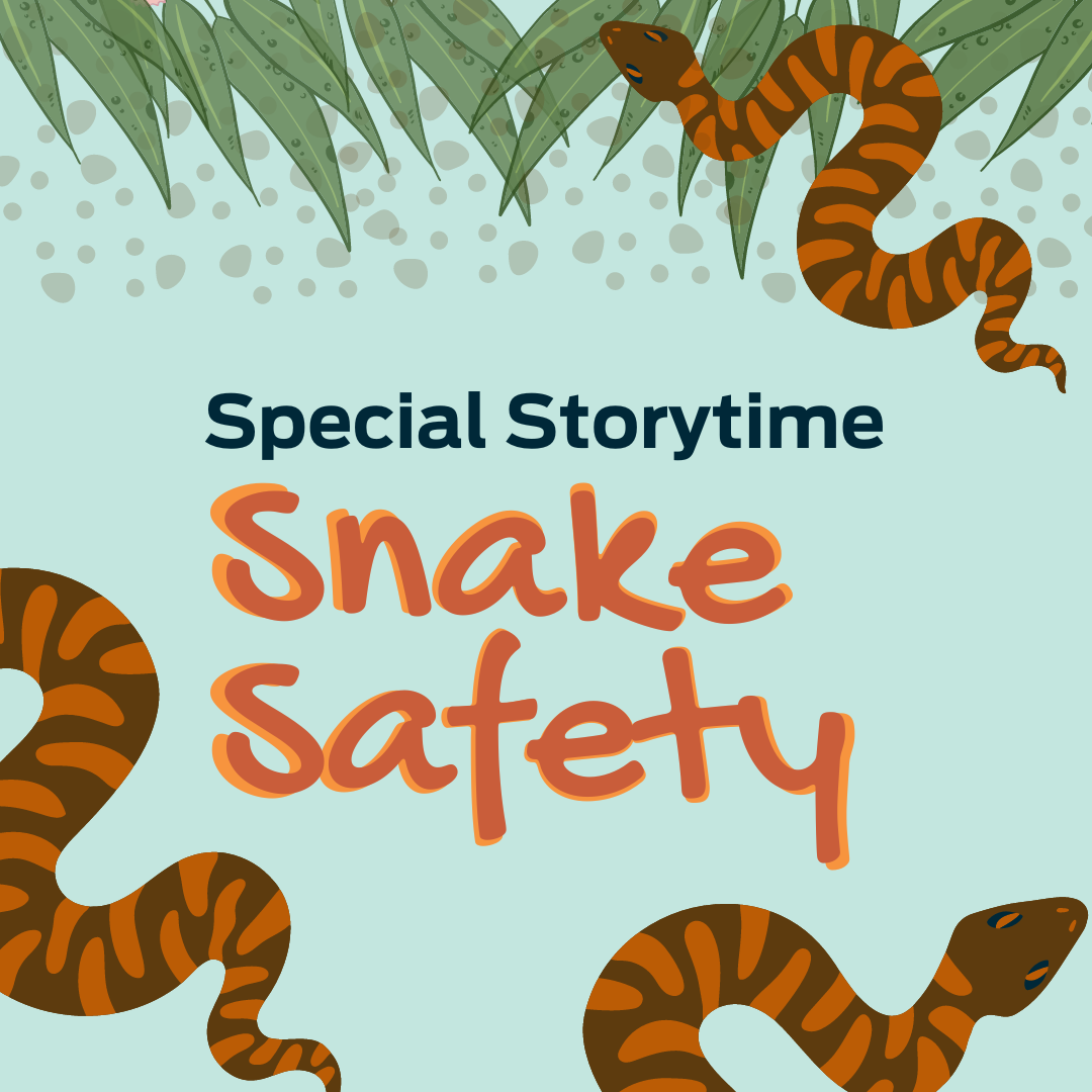 Special Storytime - Snake Safety - Session 2 (Ages 5+)