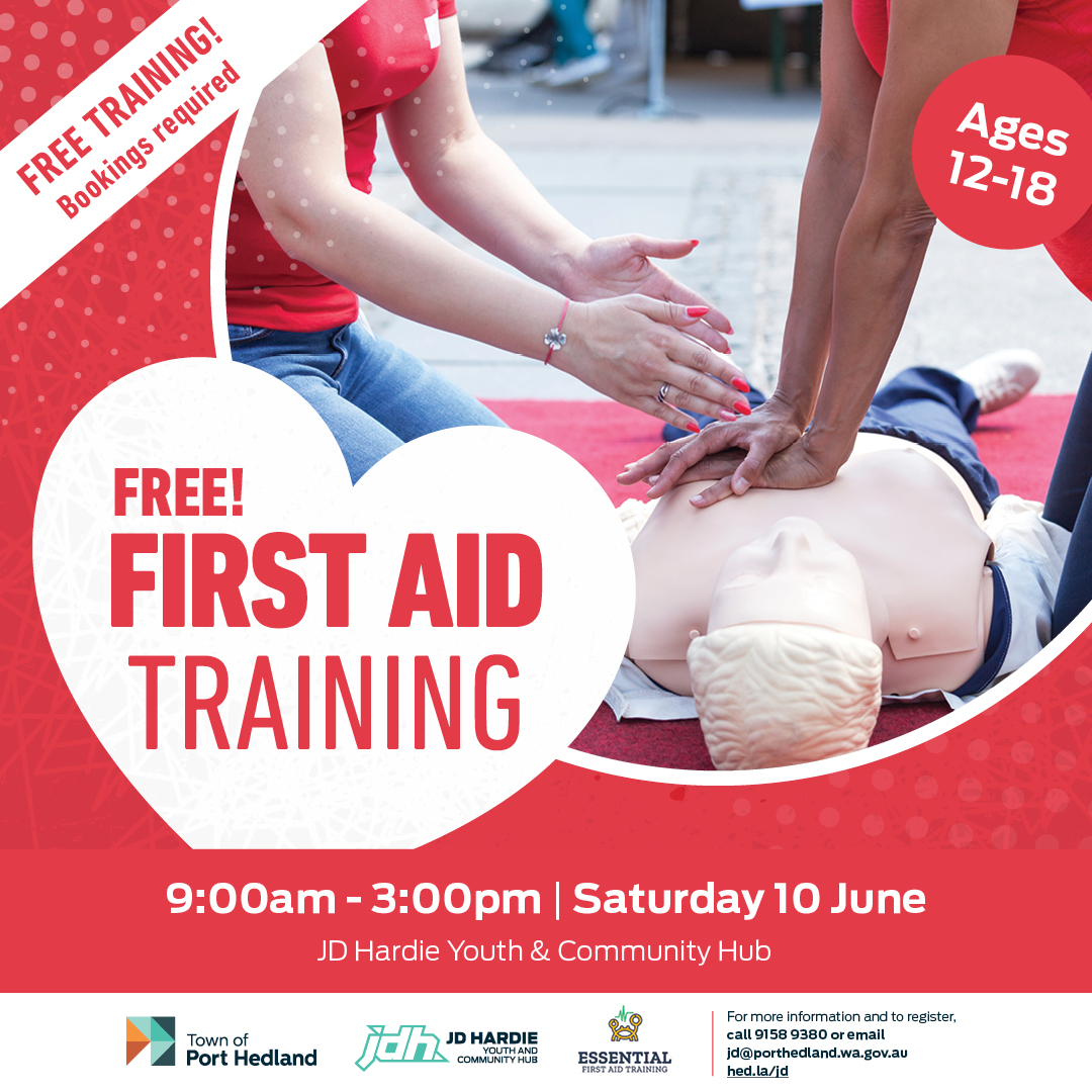 First Aid Training - 12-18 year olds.