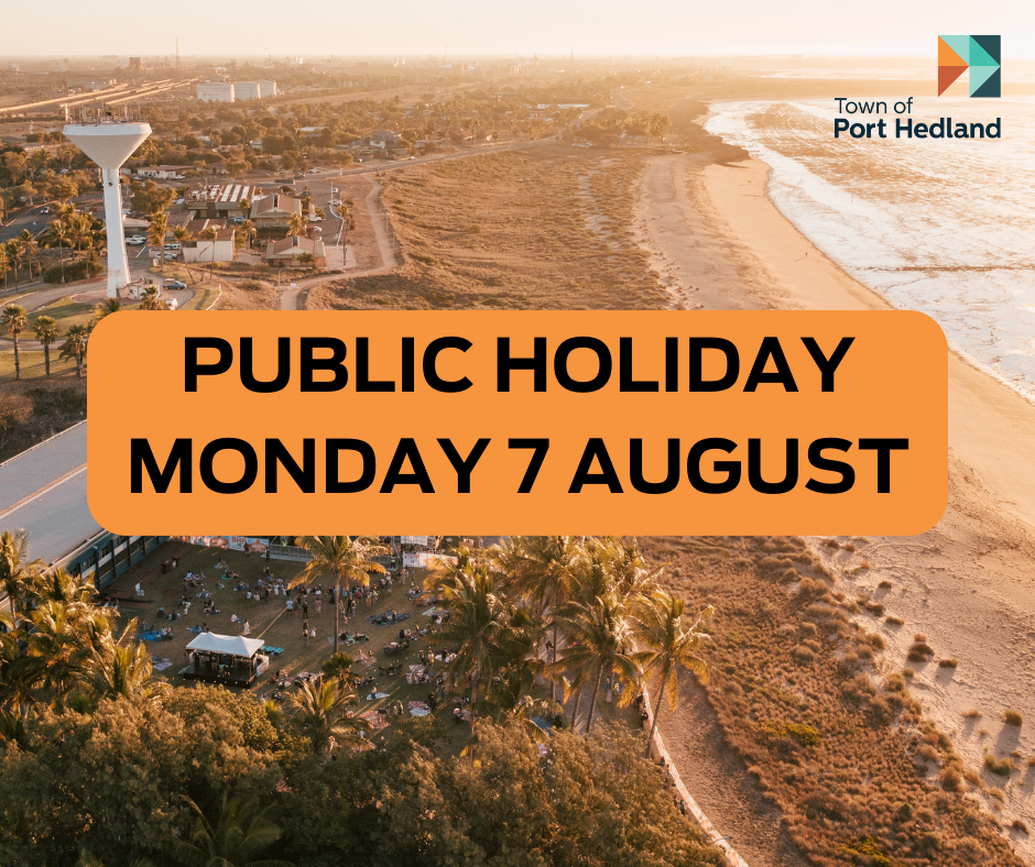 Public Holiday Operations Monday 7 August